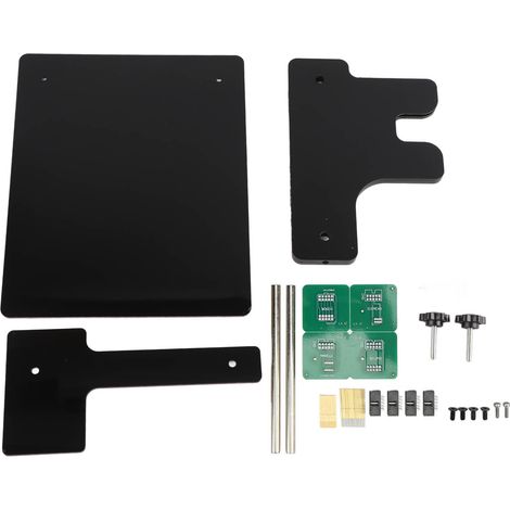 Kit de 10 adaptateurs pour cadre BDM100, support de programmation universel en PMMA et métal, outil de diagnostic ECU et puce électronique. (1/5)