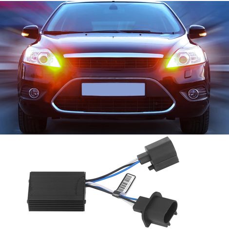 Armaturenbrettdecoder, LED-Scheinwerferdecoder für Autos, LED-Fehlerkorrektur, störungsfreies Aluminiumgehäuse, kompakte Größe, H13-Anschluss (1/5)