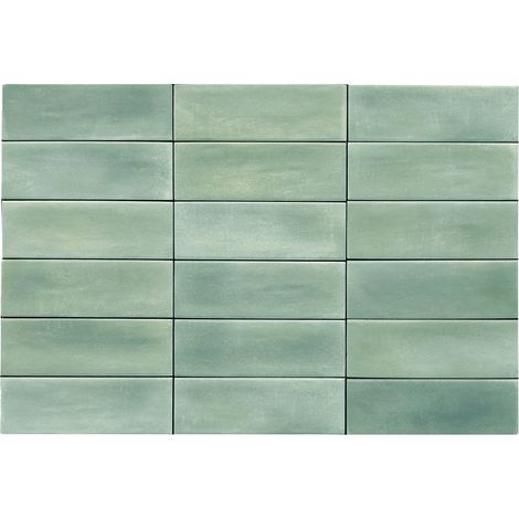Carrelage Mural Mini Metro 5x15cm Premium. Beret Moss Matt (1/2)