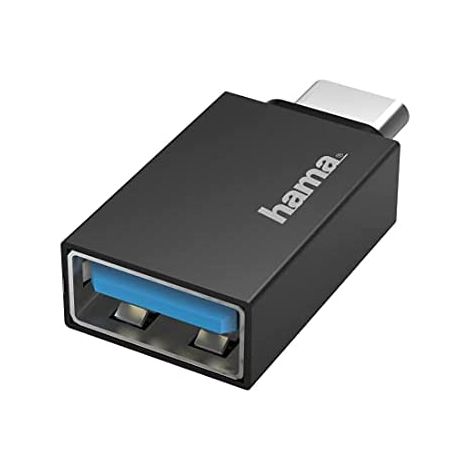 Hama Adattatore USB Type C M / USB A F, USB 3.2 gen.1, nero (1/3)