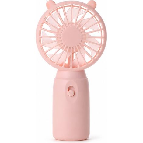 Ventilatore portatile e da tavolo 2 in 1,Mini ventilatore a batteria (batteria AA inclusa),Potente ventilatore tascabile a 7 pale (1/5)