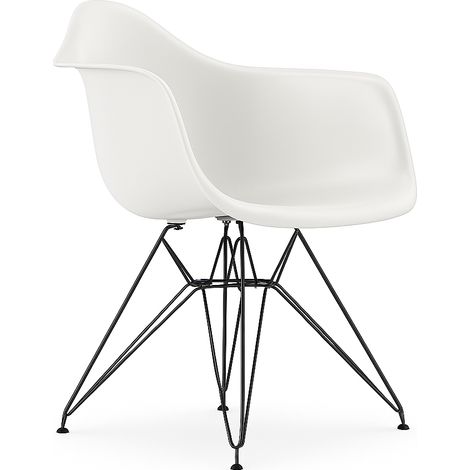ORION91oficial® - Sillón ALTAIR Edición Limitada, Blanco, Patas en Negro 🖤, Asiento Polipropileno 67x57,5x82,5 cm, Comedor - Oficina - Salón - Teletrabajo - Cocina - spaziOrion91 - Pack x2 (1/5)