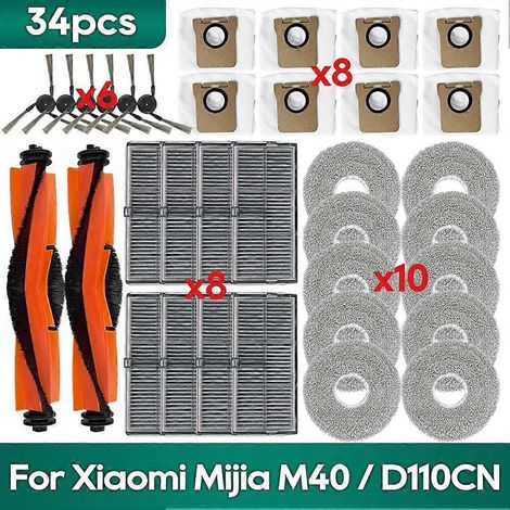 Set mit 2 Ersatz-Hauptbürsten für den Staubsauger M40, kompatible Ersatzteile, effektives Reinigungszubehör für optimale Wartung. (1/5)