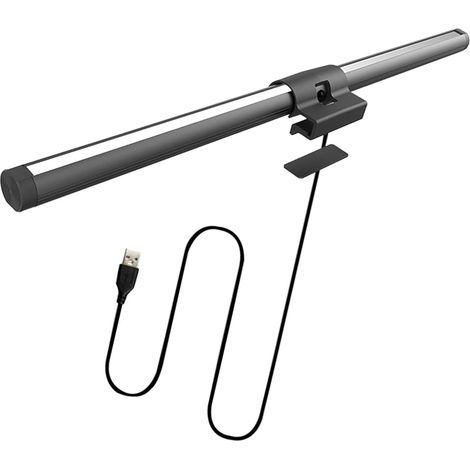 Barre écran LED protection yeux/dimmable, pour bureau et travail (1/5)