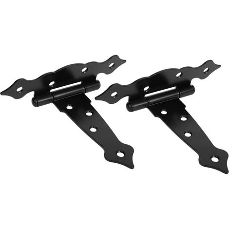 2 pièces Charnières Lourdes pour Portail Fer (1/5)