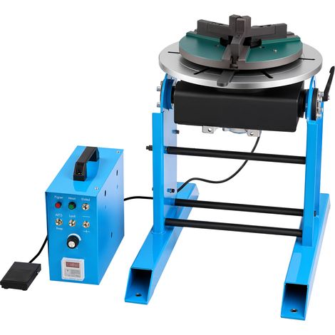Mophorn Positionneur de soudage rotatif avec capacité horizontale de 300 kg, table tournante pour découpe, meulage, angle réglable de -45° à 90°, vitesse de rotation ajustable de 0,2 à 2,5 tr/m, 200 W (1/5)