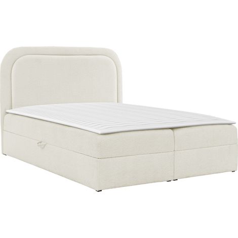 Lit boxspring Color, Coral 15, Continental, Double, 180x200, Tissu, Disponible, 184x208x122cm (1/5)