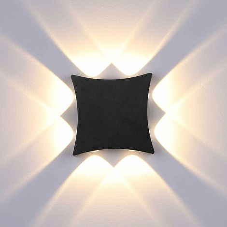 TONCHEAN Outdoor Wall Light, LED Outdoor Wall Light for Outdoor Fence, Outdoor Wall Light for Patio, House, Outdoor Garden Lighting for Garden Path, Bedroom (1/4)