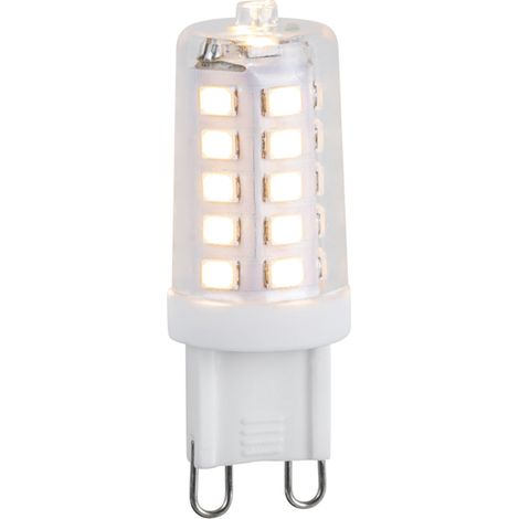 LUEDD Bombilla LED G9 regulable transparente 3W 250 lm 3000K