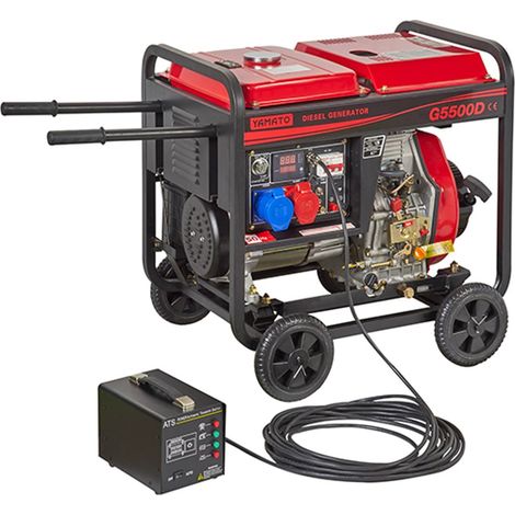 MOTOGENERATORE DIESEL YAMATO 5,5KW C/AVVIAMENTO ELETTRICO