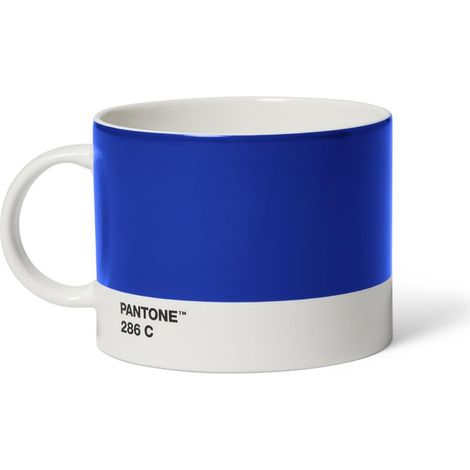 Tasse à thé en porcelaine, à paroi épaisse, passe au lave-vaisselle, 475 ml, bleu clair 286