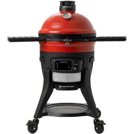 Barbecue céramique Kamado Joe Konnected Joe 46 cm – Système Divide & Conquer – Pilotage à distance via application – Fumoir connecté (1/5)