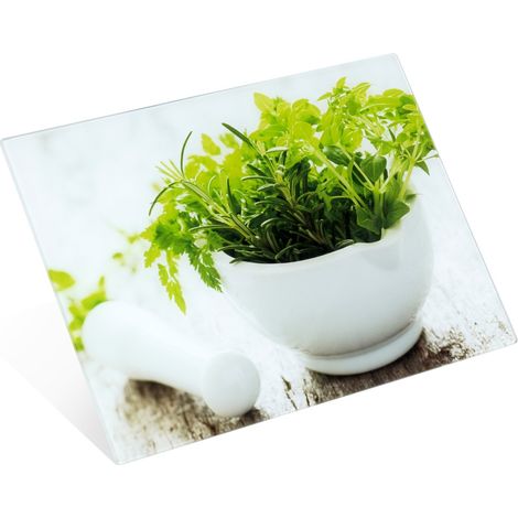 Tagliere in vetro per erbe aromatiche 40x30 cm (1/5)
