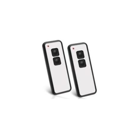 Lot de 2 émetteurs portatifs 433,92 MHz pour porte de garage Novotron 522, 524, 502 MAX43-2, 512 Mix 43-2, 2 canaux (1/4)