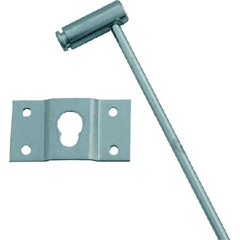 10PZ BLOCCATAPPARELLE AD ASTA acciaio zincato
