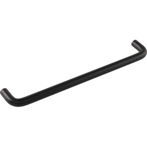 Griff Sulis ø 10 mm, LA 192 mm, Breite 202 mm, Stahl schwarz lackiert