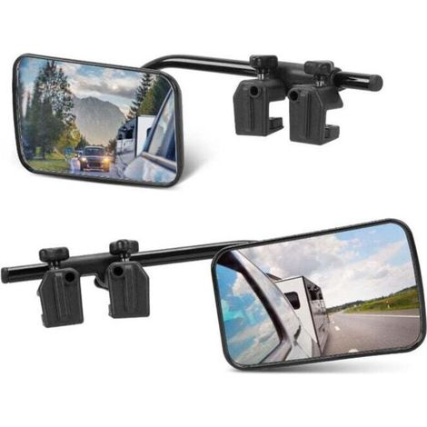 Retroviseur Caravane Voiture Rétroviseurs Extérieurs pour Camping-car Rétroviseur pour Caravane Universel pour Auto Camion T (1/4)