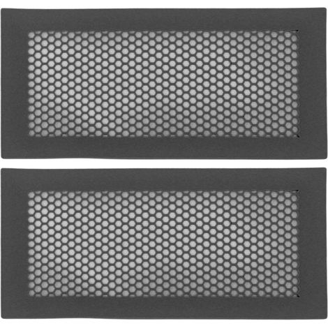 2 Pièces Cache-Vent Sécurité Bébé en Silicone Souple, Protection Anti-Débris et Insectes pour Plancher Maison Noir (1/5)