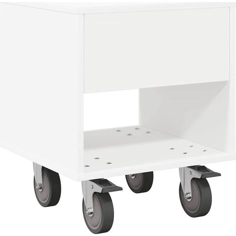 Maison Exclusive - Comodino Bianco 40,5 x 40 x 48 cm Legno multistrato