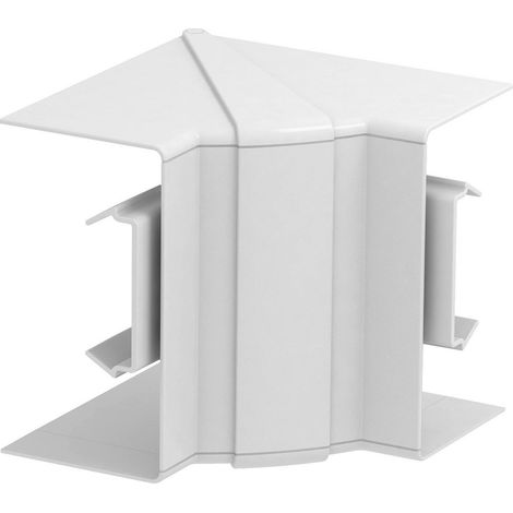 OBO Bettermann Ángulo interior variable 70x130mm Policarbonato/Acrilonitrilo-Butadieno-Estireno blanco puro RAL 9010, 6274440