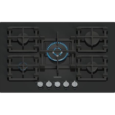 Placa de Gas Siemens iQ700 EP7A6QI40 75cm stepFlame 5 Fuegos Cristal