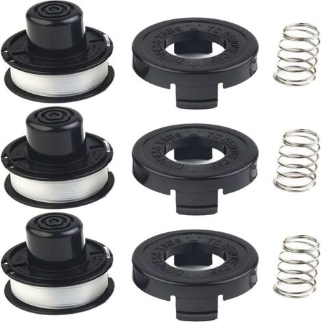 Set mit 3 Spulen Faden + Abdeckung für Freischneider - Modelle A6226, GL250, GL310, GL360 - Schneller und einfacher Austausch. (1/4)
