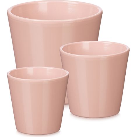 Ensemble de pots coniques Ø 14, 17, 22 cm