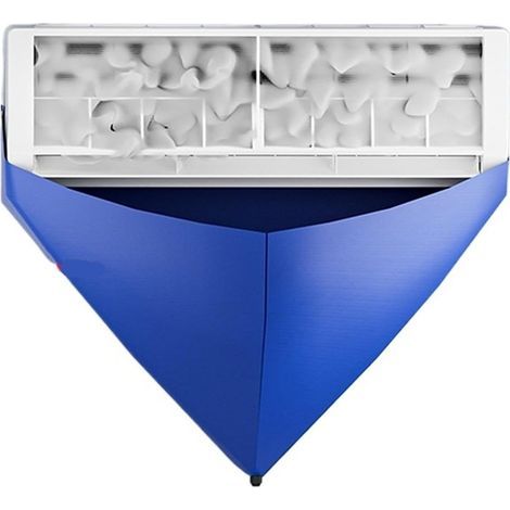 Sac de nettoyage de climatiseur avec tuyau, couvercle de nettoyage étanche et ensemble d'outils de lavage (1/3)
