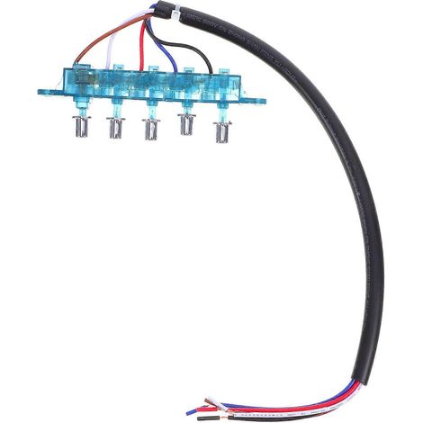 Pièce de rechange pour hotte aspirante : panneau de commande à 5 boutons universel compatible avec différentes marques et modèles. (1/5)