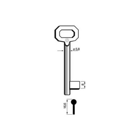Chiavi Silca Patent 5011 Passepartout Media Bronz - 5 Pz