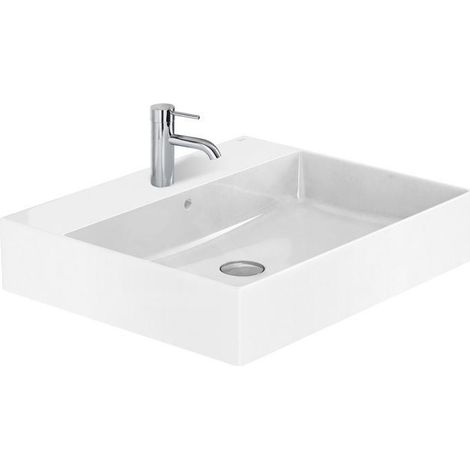 Roca Inspira - Lavabo 600x490 mm, avec trop-plein, trou pour robinetterie, blanc A32752C000 (1/4)