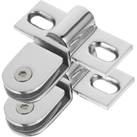 ORFOFE Lot de 2 charnières pivotantes en acier inoxydable pour