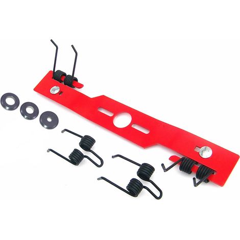 Lame de scarificateur / lame de tondeuse, kit de conversion de lame + 4 ressorts