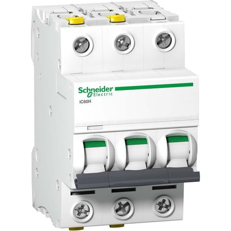 SCHNEIDER A9F07304 DISJONCTEUR IC60H 3P 4A CARACTÉRISTIQUE C SCHNEIDER ELECTRIC