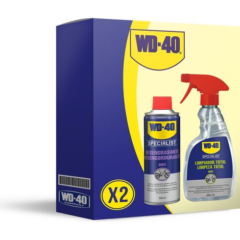 WD40 LOTE BICI Limpiador Total 500ml + Desengrasante 500ml (1/5)
