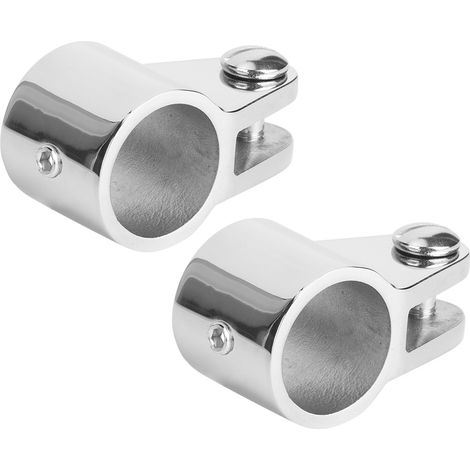2Pcs Glissière de Mâchoire Marine en Acier Inoxydable 25mm, Quincaillerie de Bimini pour Bateaux Pneumatiques et Yachts en Fibre de Verre (1/5)