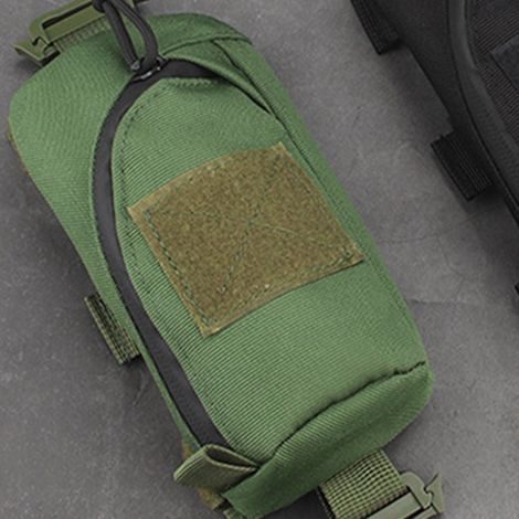 Sac à Dos Tactique de Randonnée, Équipement de Survie Urgence Militaire Durable en Tissu Oxford Vert