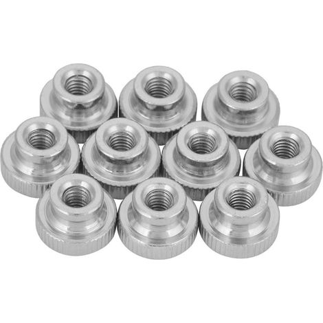 10 Écrous à molette en acier au carbone type haut GB806 M3 3x11 mm (1/5)