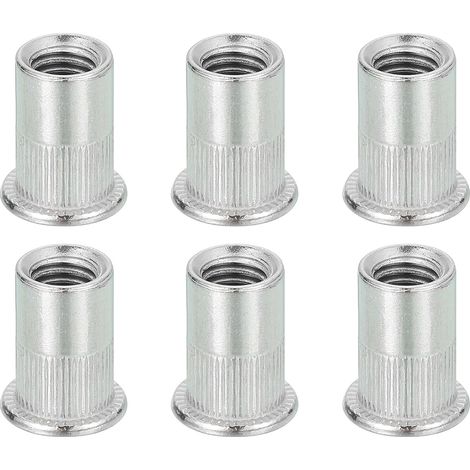 6Pcs Ecrous Rivet M8 Acier Inoxydable 304 Kit Ecrou Rivet Argent (1/5)