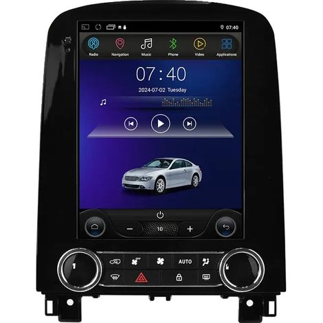 Autoradio, touchscreen, supporto multimediale, compatibile con Renault Scénic 2013-2024, navigazione GPS, P1L (1/2)