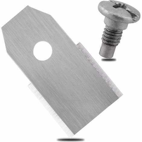 VURAHOME - 30x Lames de Rechange en Acier Inoxydable Compatible avec Husqvarna Gardena McCulloch Rob Flymo Yardforce Matrix Grizzly Brast - Comprend des vis, (1/5)