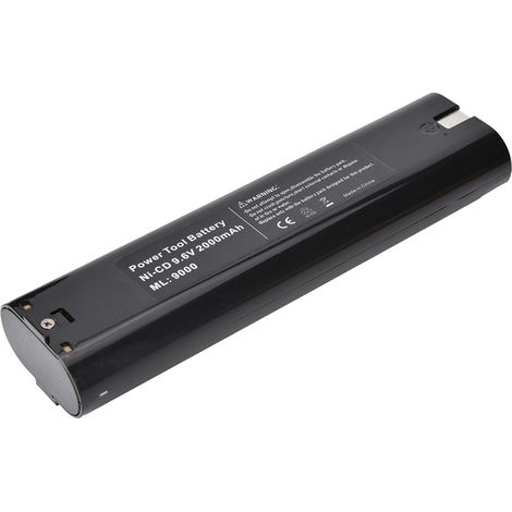 Batterie rechargeable haute capacité 2000 mAh pour perceuse Makita, batterie Ni-Cd 9,6 V à charge rapide (1/5)