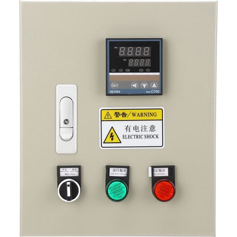 Intelligenter 3-Phasen-4-kW-220-VAC-PID-Regler mit Thermoelement, präziser Temperaturregler für die Industrie, 380-V-Thermoschaltschrank, Wärmemanagementgerät. (1/5)