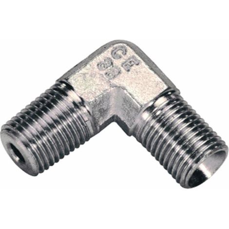 Adaptateur mâle coudé 90 ° fileté 1/4"