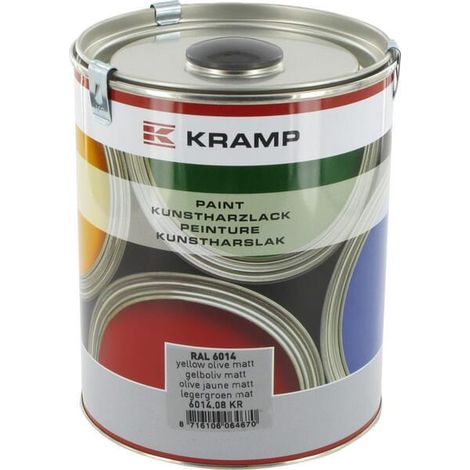 Maschinenlack RAL, 6014 oliv matt 1 l 601408KR (1/4)