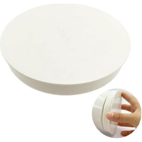 Bouchon de tuyau PVC blanc DN 100-110 mm – Capuchon d’extrémité pour conduit rond Ø100 mm – Aide à l’étanchéité, protection contre les odeurs et les nuisibles – Installation facile pour ventilation (1/5)