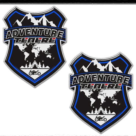 Autocollants Tenere Super Tank Pad Protector, protection de réservoir, emblème, logo, carénage, garde-boue pour Yamaha 700 1200 Xt Z Xt1200z--15 (1/5)