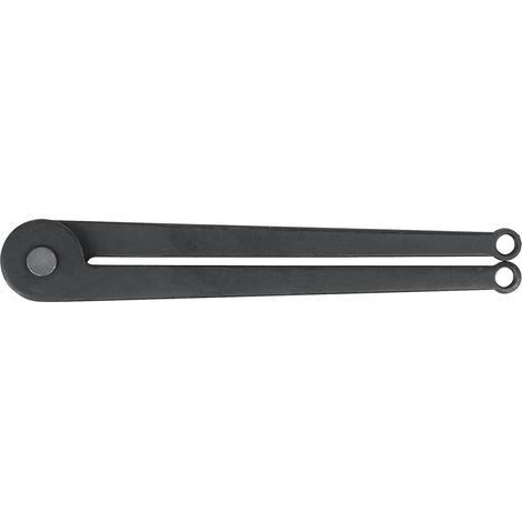KS Tools Tournevis à deux trous, réglable, longueur 161 mm