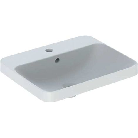 Geberit VariForm Einbauwaschtisch rechteckig, 550x450mm, mit (1/5)