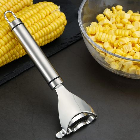 Épluche-maïs en acier inoxydable, gadget de cuisine pour retirer facilement les grains de maïs (1/3)